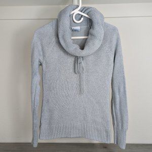 Columbia Womens Grey Cowl Neck Sweater sz Small